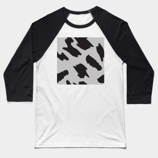 Black and Grey Spots Baseball T-Shirt